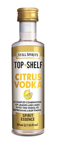 Top Shelf Citrus Vodka 50ml