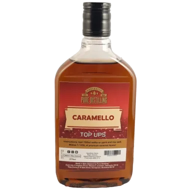 Caramello-Web.png Pure Distilling Top Ups Caramello 375ml