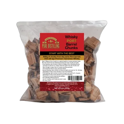 Pure Distilling Port Barrel Chunks 500gm