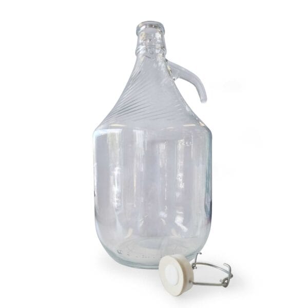 Demijohn Glass Jar w/Swing Lid 5L