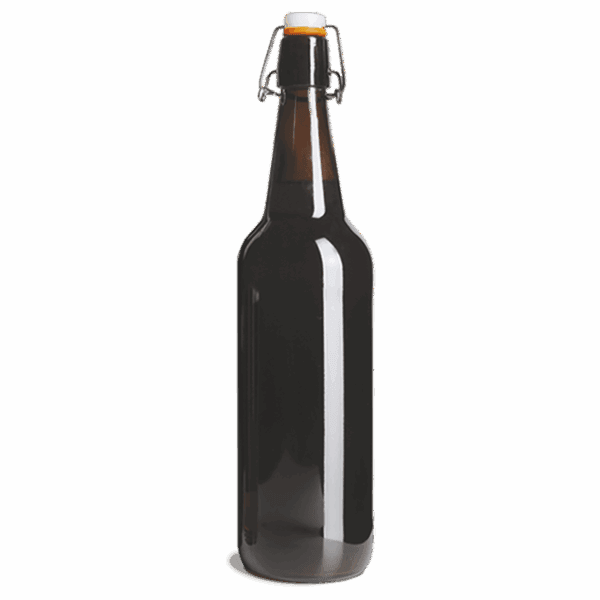 Glass Bottle Amber Swing Top 12pk 500mL