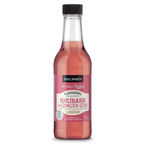 Top Shelf Select Rhubarb & Ginger Gin 330ml