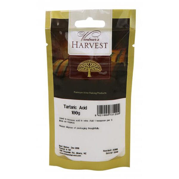 Vintner's Harvest Tartaric Acid 100gm