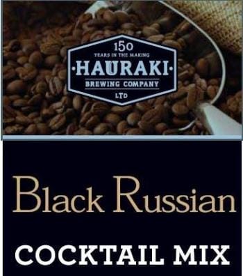 Hauraki Black Russian Cocktail Mix 500ml