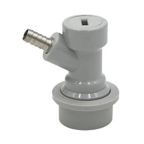 Gas Disconnect Ball Lock Grey Barb
