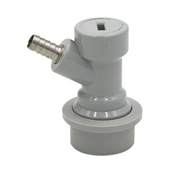 Gas Disconnect Ball Lock Grey Barb