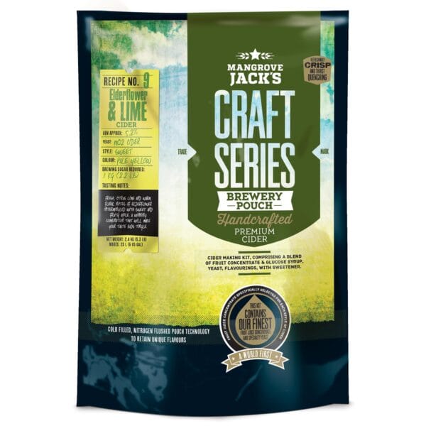 Mangrove Jack's Craft Series Elderflower and Lime Cider