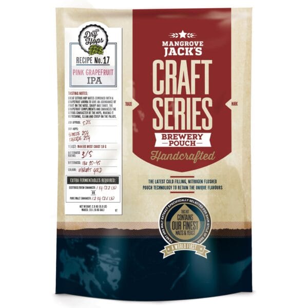 Mangrove Jack's Craft Series Pink Grapefruit IPA Kit
