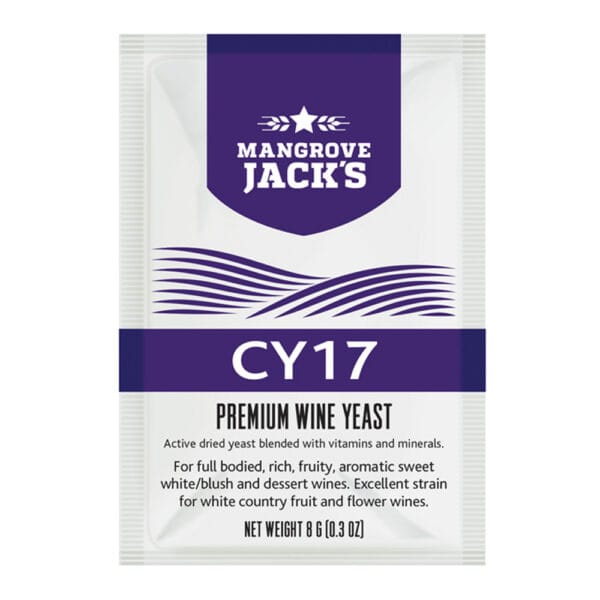 Mangrove-Jacks-Wine-Yeast-CY17-8g-1.jpg Mangrove Jack's Wine Yeast - CY17 8gm