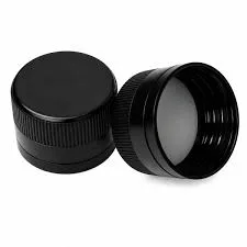 PET Amber Bottle Black Plastic Screw Cap 100pk